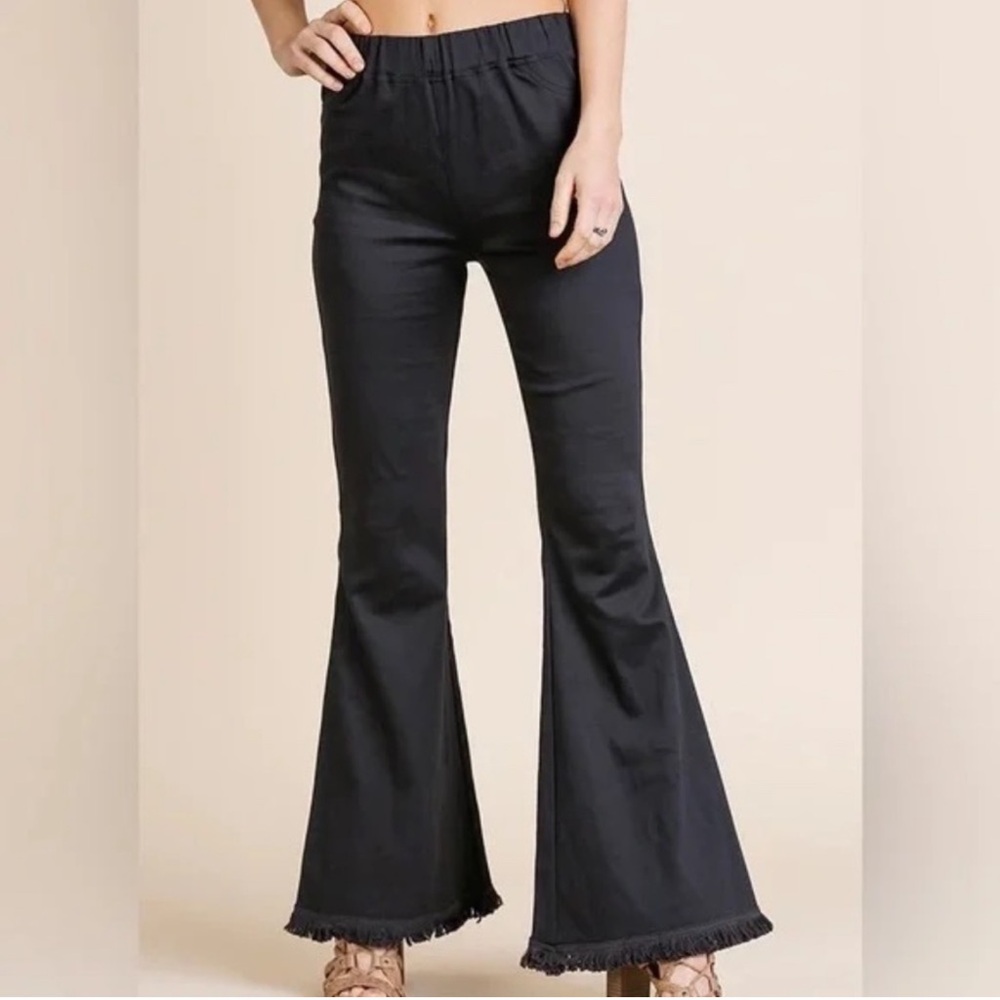 Umgee Pull on Flare Jeans